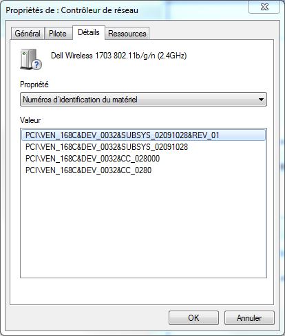 Station-Drivers - Comment identifier un priphrique inconnue