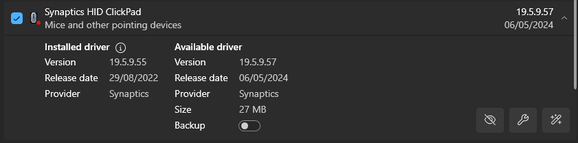 Station-Drivers - [REQ] Synaptics Touchpad Driver v19.5.9.57 - Forum